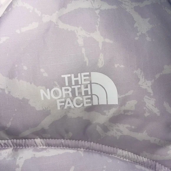 💜SOLD💜The North Face jacket LAVENDAR/WHITE, size Medium - Picture 3 of 7